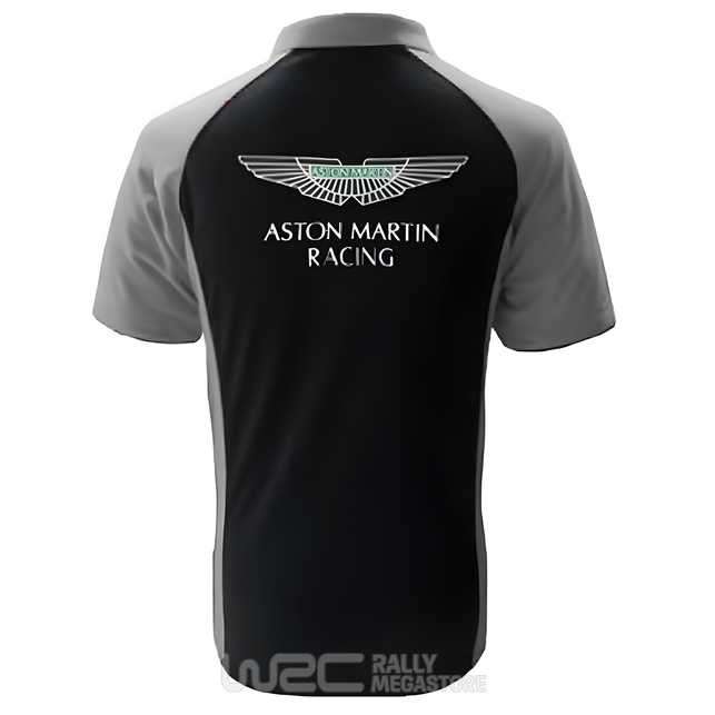 Polo ASTON MARTIN NOIR/GRIS Collection ASTON-MARTIN