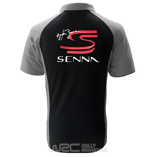 Polo AYRTON SENNA NOIR/GRIS Collection SENNA à 19,99€