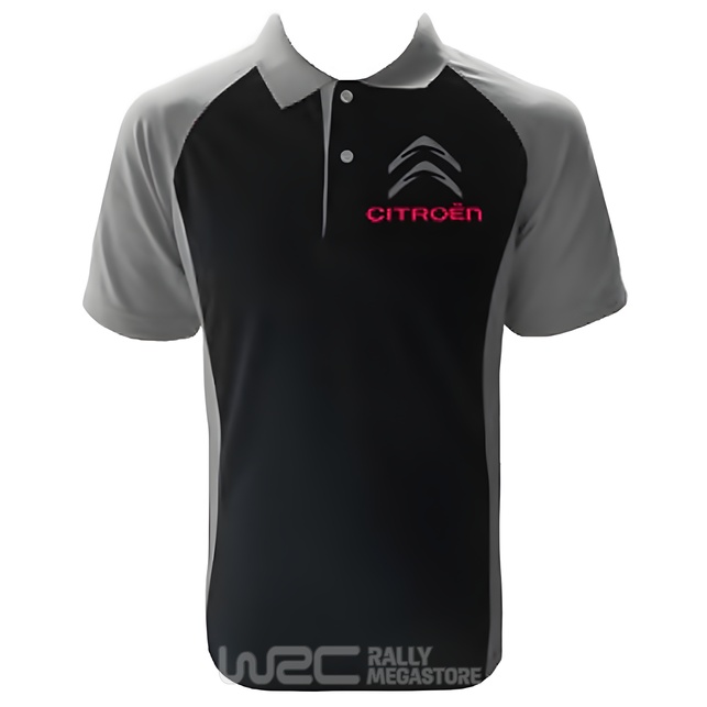 Polo CITROEN NOIR/GRIS Collection CITROEN à 19,99€