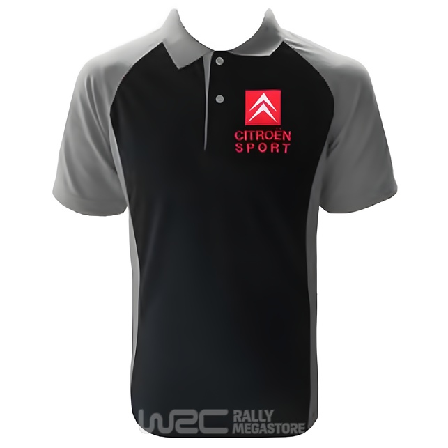Polo CITROEN SPORT NOIR/GRIS Collection CITROEN