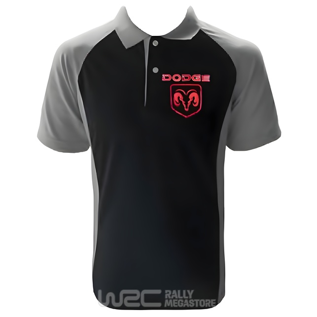 Polo DODGE NOIR/GRIS Collection DODGE à 19,99€