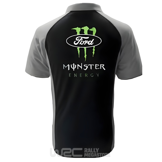 Polo FORD MONSTER RACING NOIR/GRIS Collection FORD