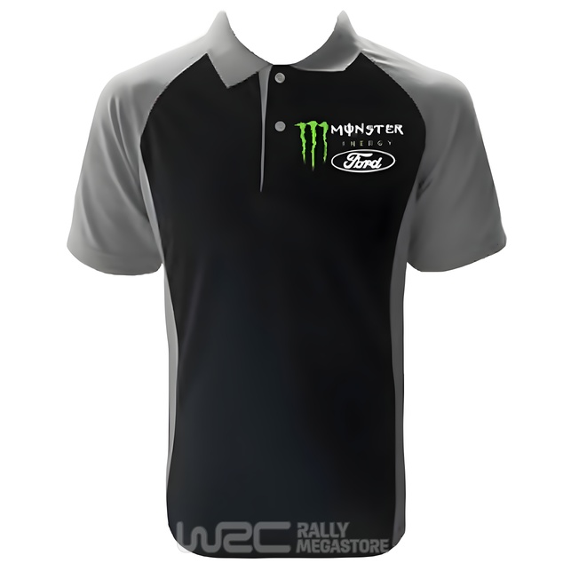 Polo FORD MONSTER RACING NOIR/GRIS Collection FORD