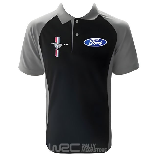 Polo FORD MUSTANG NOIR/GRIS Collection FORD à 19,99€