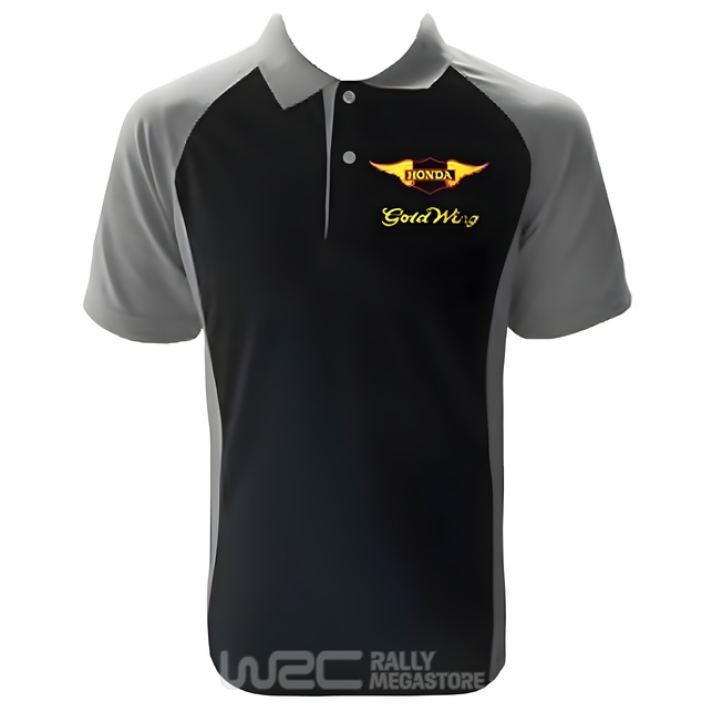Polo HONDA GOLDWING NOIR/GRIS Collection HONDA à 19,99€