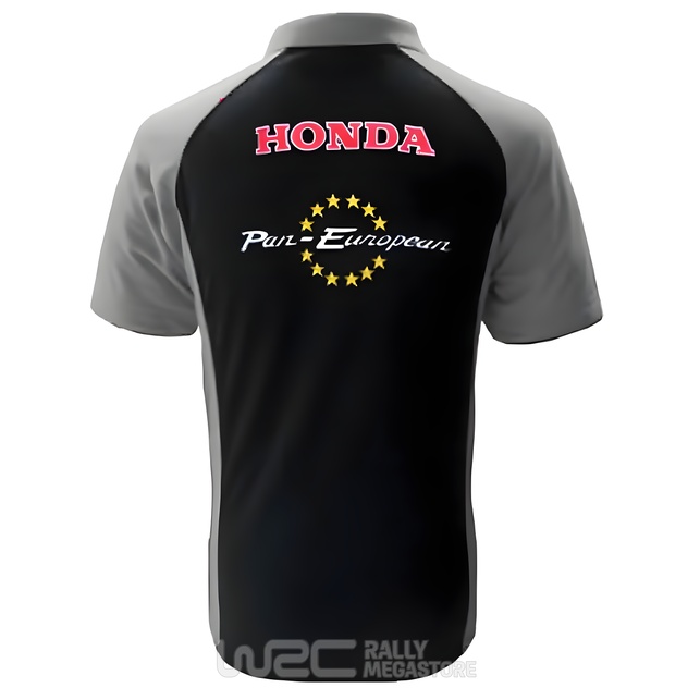 Polo HONDA PAN EUROPEAN NOIR/GRIS Collection HONDA