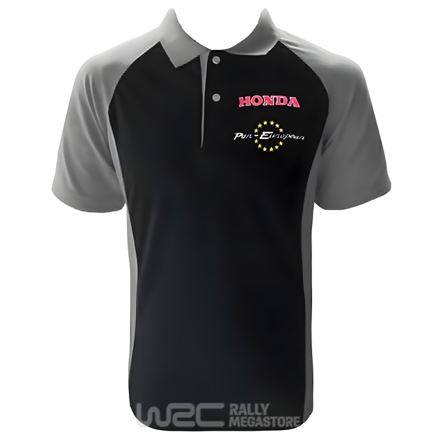 Polo HONDA PAN EUROPEAN NOIR/GRIS Collection HONDA