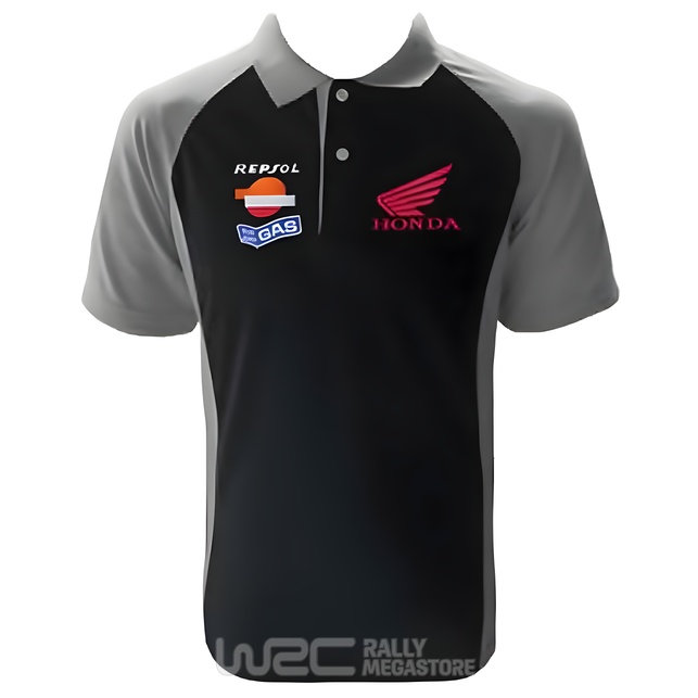 Polo HONDA REPSOL NOIR/GRIS Collection HONDA à 19,99€