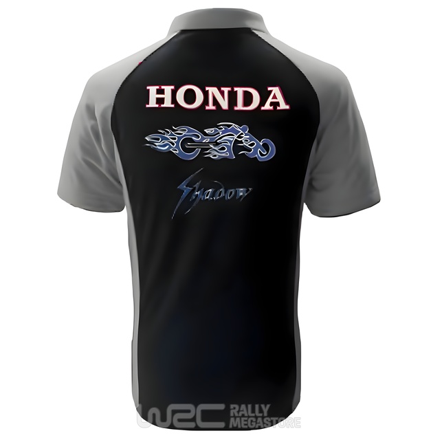 Polo HONDA SHADOW NOIR/GRIS Collection HONDA à 19,99€