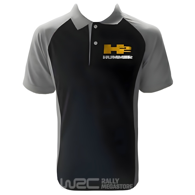 Polo HUMMER H2 NOIR/GRIS Collection HUMMER à 19,99€