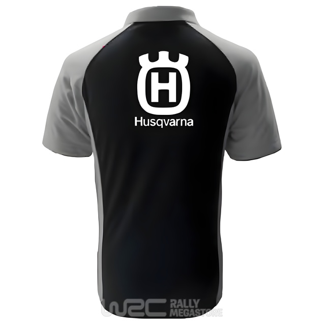 Polo HUSQVARNA NOIR/GRIS Collection HUSQVARNA à 19,99€