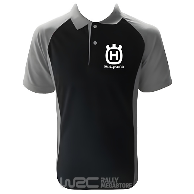 Polo HUSQVARNA NOIR/GRIS Collection HUSQVARNA à 19,99€