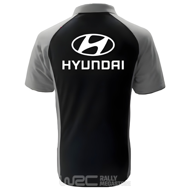 Polo HYUNDAI NOIR/GRIS Collection HYUNDAI à 19,99€