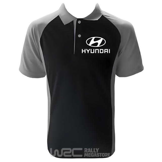 Polo HYUNDAI NOIR/GRIS Collection HYUNDAI à 19,99€