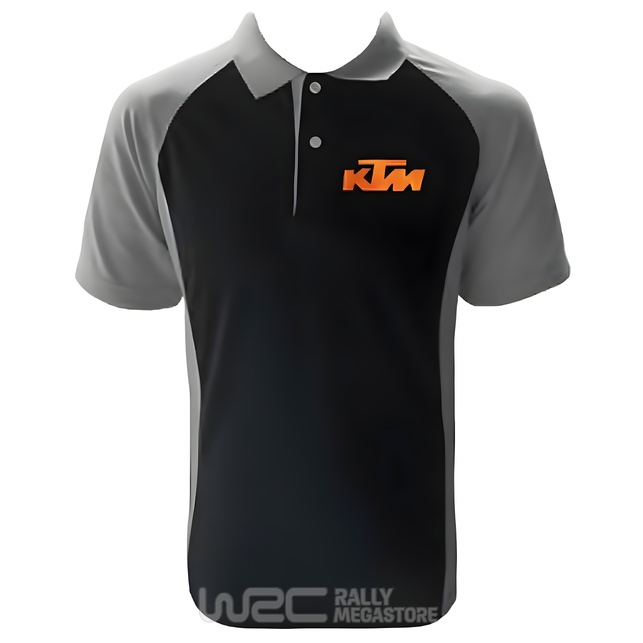 Polo KTM NOIR/GRIS Collection KTM à 19,99€