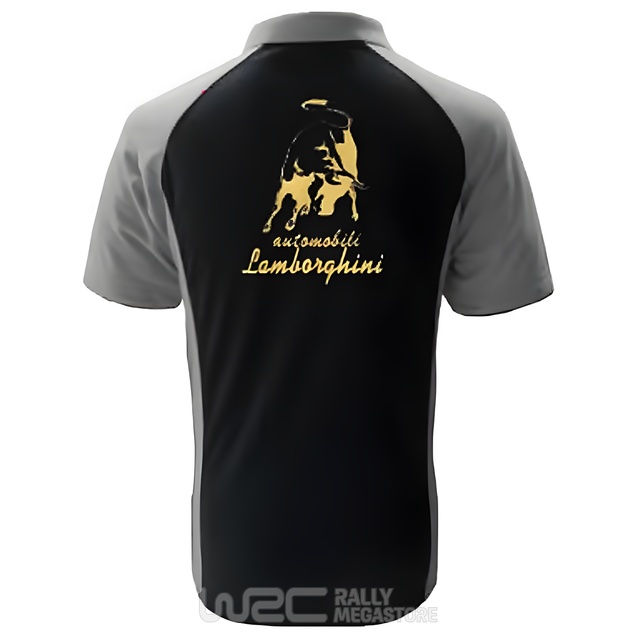 Polo LAMBORGHINI NOIR/GRIS Collection LAMBORGHINI