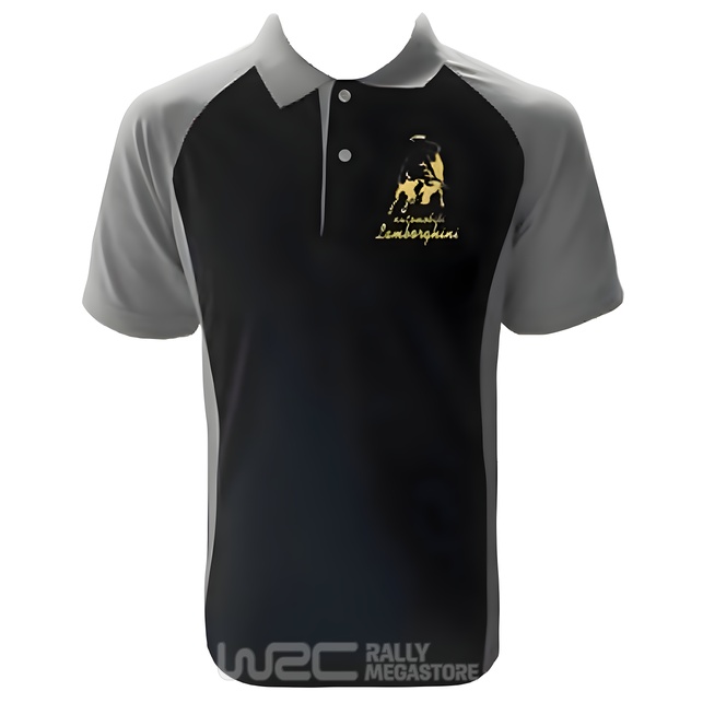 Polo LAMBORGHINI NOIR/GRIS Collection LAMBORGHINI