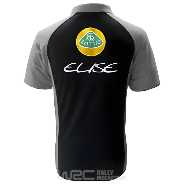 Polo LOTUS ELISE NOIR/GRIS Collection LOTUS à 19,99€
