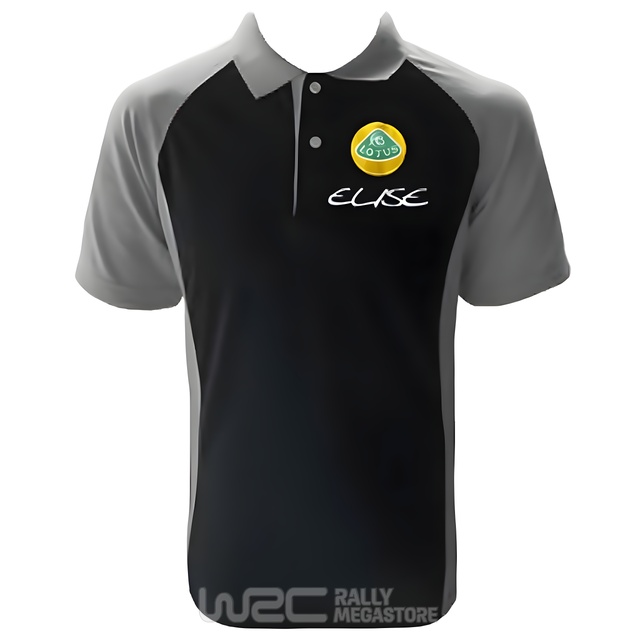 Polo LOTUS ELISE NOIR/GRIS Collection LOTUS à 19,99€