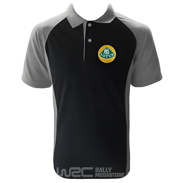 Polo LOTUS ELISE SHIRT NOIR/GRIS Collection LOTUS