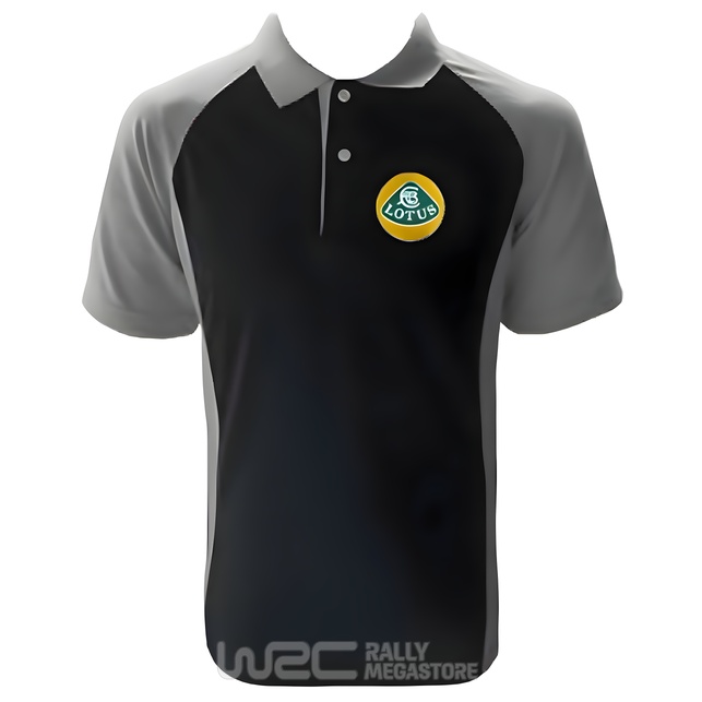 Polo LOTUS NOIR/GRIS Collection LOTUS à 19,99€