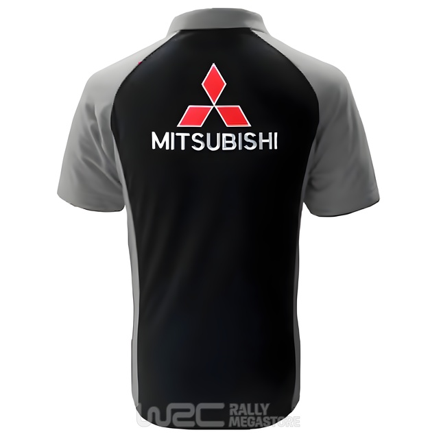 Polo MITSUBISHI NOIR/GRIS Collection MITSUBISHI
