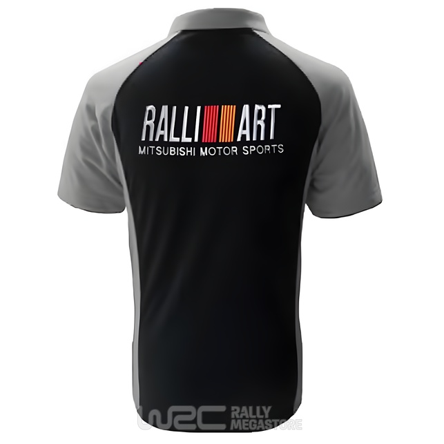 Polo MITSUBISHI RALLIART NOIR/GRIS Collection MITSUBISH