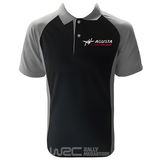 Polo MV AGUSTA CORSE NOIR/GRIS Collection MV à 19,99€