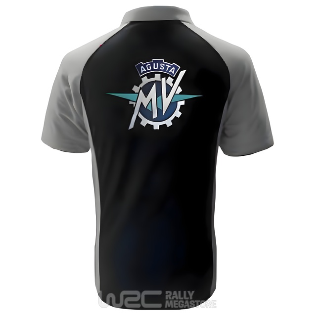 Polo MV AGUSTA NOIR/GRIS Collection MV à 19,99€