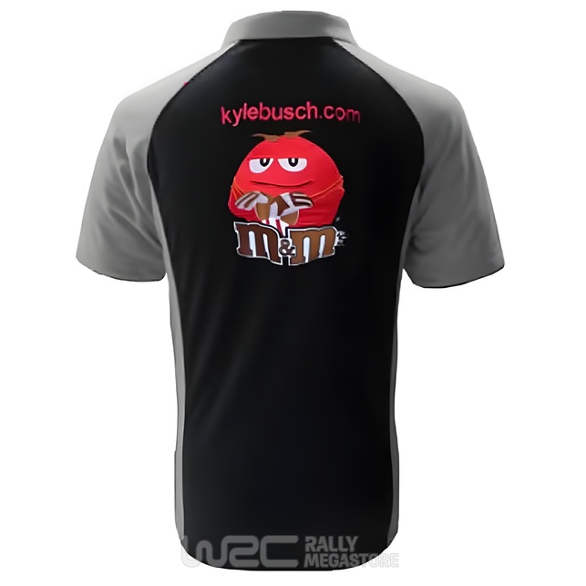 Polo NASCAR NOIR/GRIS Collection NASCAR à 19,99€