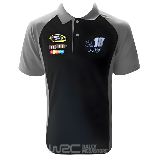 Polo NASCAR NOIR/GRIS Collection NASCAR à 19,99€