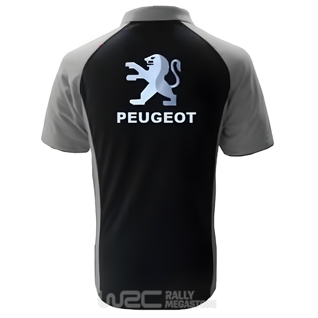Polo PEUGEOT NOIR/GRIS Collection PEUGEOT à 19,99€