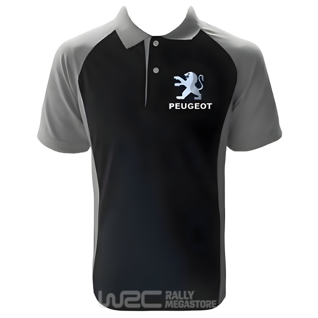 Polo PEUGEOT NOIR/GRIS Collection PEUGEOT à 19,99€
