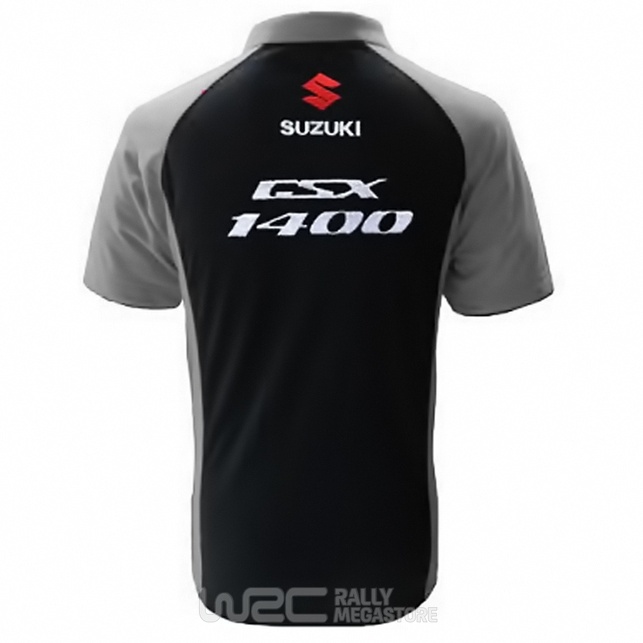 Polo SUZUKI GSX1400 NOIR/GRIS Collection SUZUKI