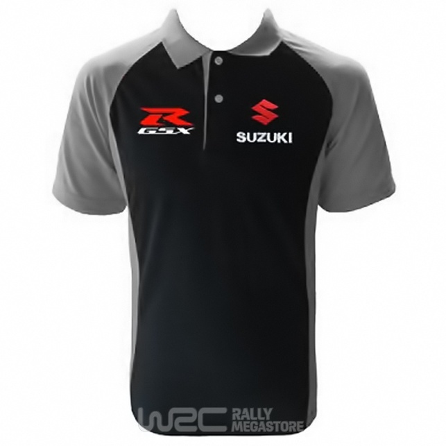 Polo SUZUKI GSXR NOIR/GRIS Collection SUZUKI à 19,99€
