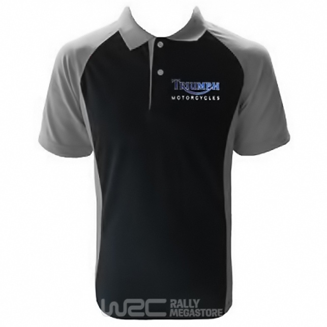 Polo TRIUMPH NOIR/GRIS Collection TRIUMPH à 19,99€