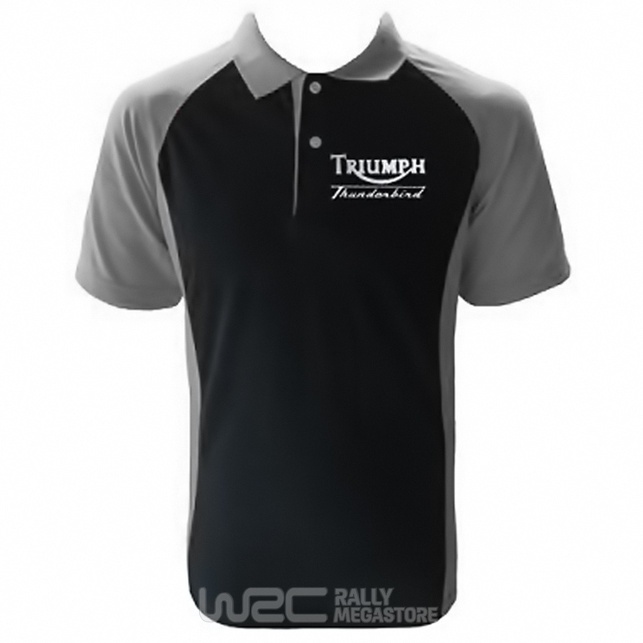 Polo TRIUMPH THUNDERBIRD NOIR/GRIS Collection TRIUMPH