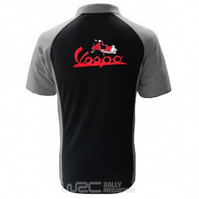 Polo VESPA NOIR/GRIS Collection VESPA à 19,99€