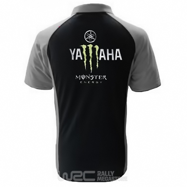 Polo YAMAHA MONSTER RACING NOIR/GRIS Collection YAMAHA