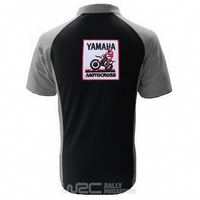 Polo YAMAHA MOTOCROSS NOIR/GRIS Collection YAMAHA