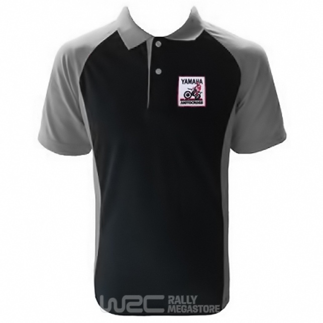 Polo YAMAHA MOTOCROSS NOIR/GRIS Collection YAMAHA
