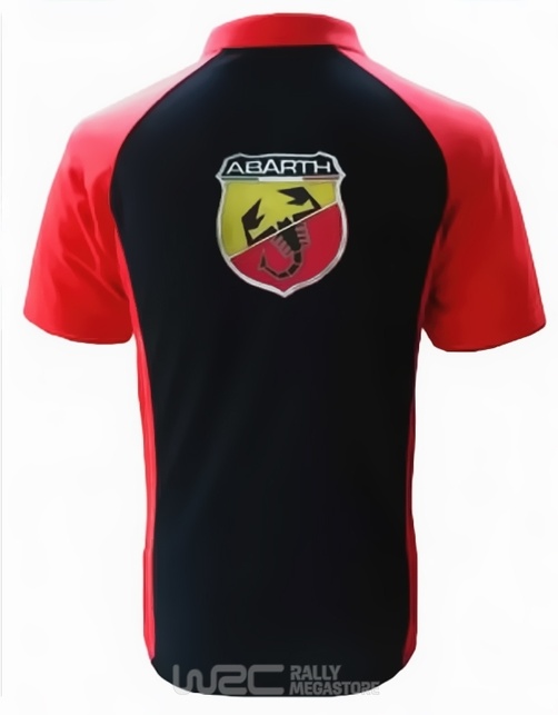 Polo ABARTH NOIR/ROUGE Collection ABARTH à 19,99€