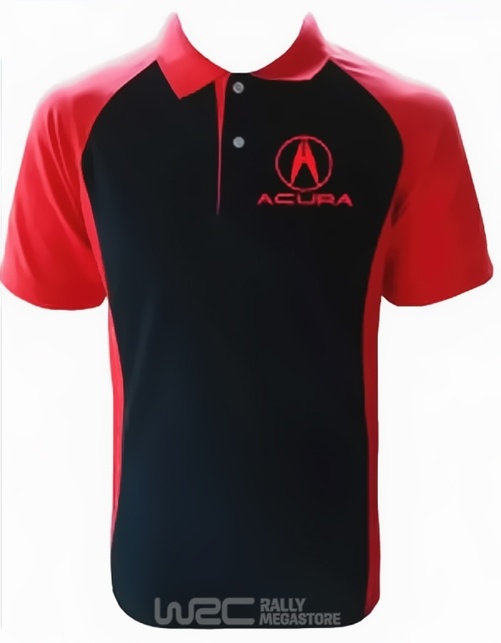 Polo ACURA NOIR/ROUGE Collection ACURA à 19,99€