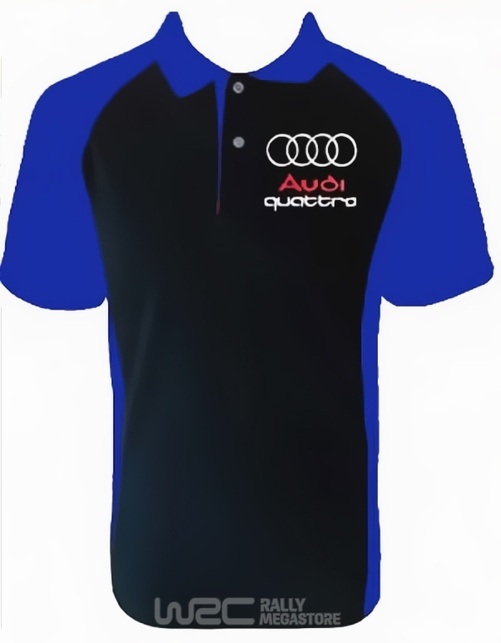 Polo AUDI QUATTRO NOIR/BLEU Collection AUDI à 19,99€