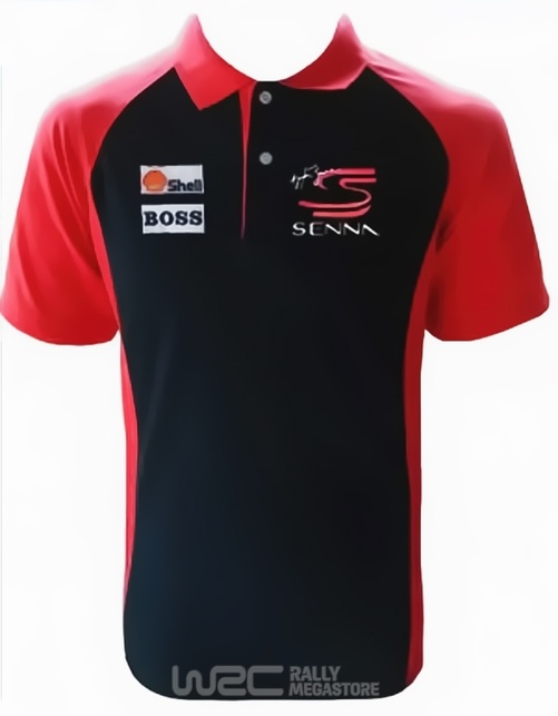 Polo AYRTON SENNA NACIONAL NOIR/ROUGE à 19,99€