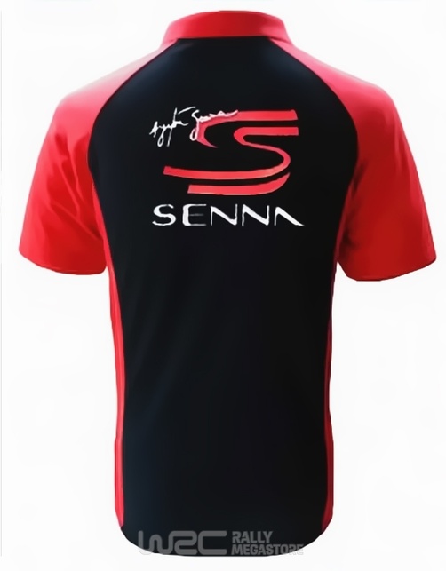 Polo AYRTON SENNA NOIR/ROUGE Collection SENNA à 19,99€