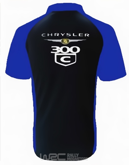 Polo CHRYSLER 300C NOIR/BLEU Collection CHRYSLER