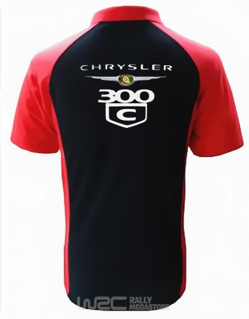 Polo CHRYSLER 300C NOIR/ROUGE Collection CHRYSLER