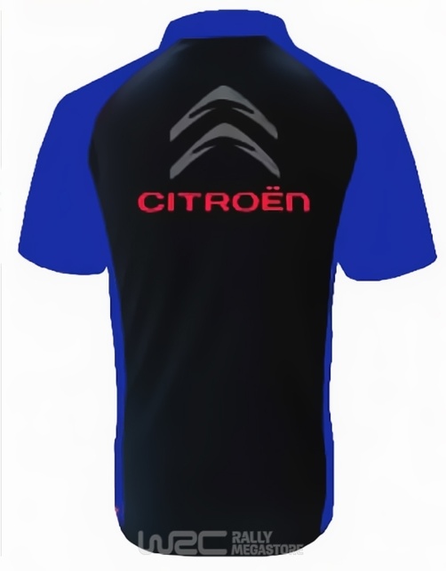 Polo CITROEN NOIR/BLEU Collection CITROEN à 19,99€