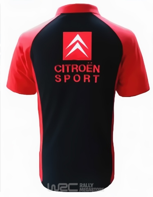 Polo CITROEN SPORT NOIR/ROUGE Collection CITROEN